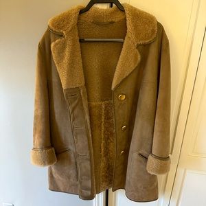 Genuine shearling coat sz. 18